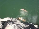 cliff jumping