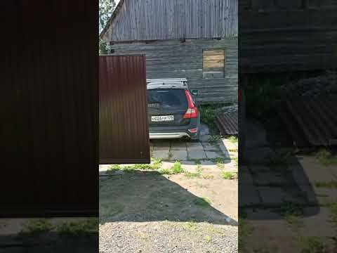 Откатные ворота проем 5м, с профнастилом, бетонным фундаментом, автоматикой Саме и монтажом. Гатчина Откатные ворота проем 5м, с профнастилом, бетонным фундаментом, автоматикой Саме и монтажом. Гатчина