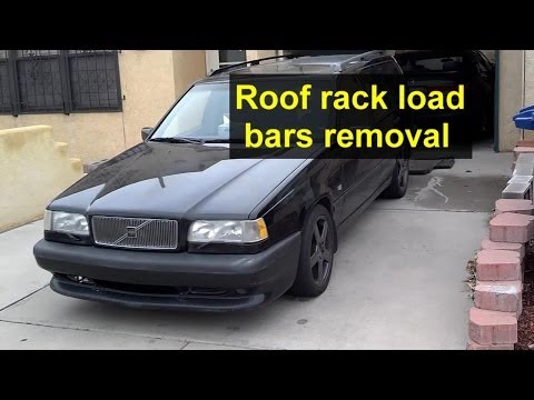 how to fit volvo v70 roof bars