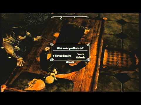 how to harvest dark elf blood in skyrim