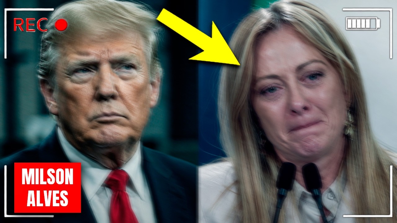 Meloni VOLTA HUMILHADA e implora amizade com TRUMP AGORA!!!