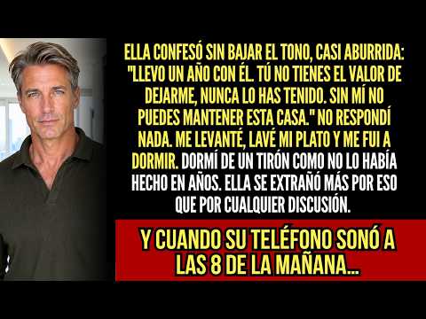 "No Tienes El Valor De Dejarme", Dijo Mi Esposa Al Confesar. Aquella Noche Dormí Tranquilo…