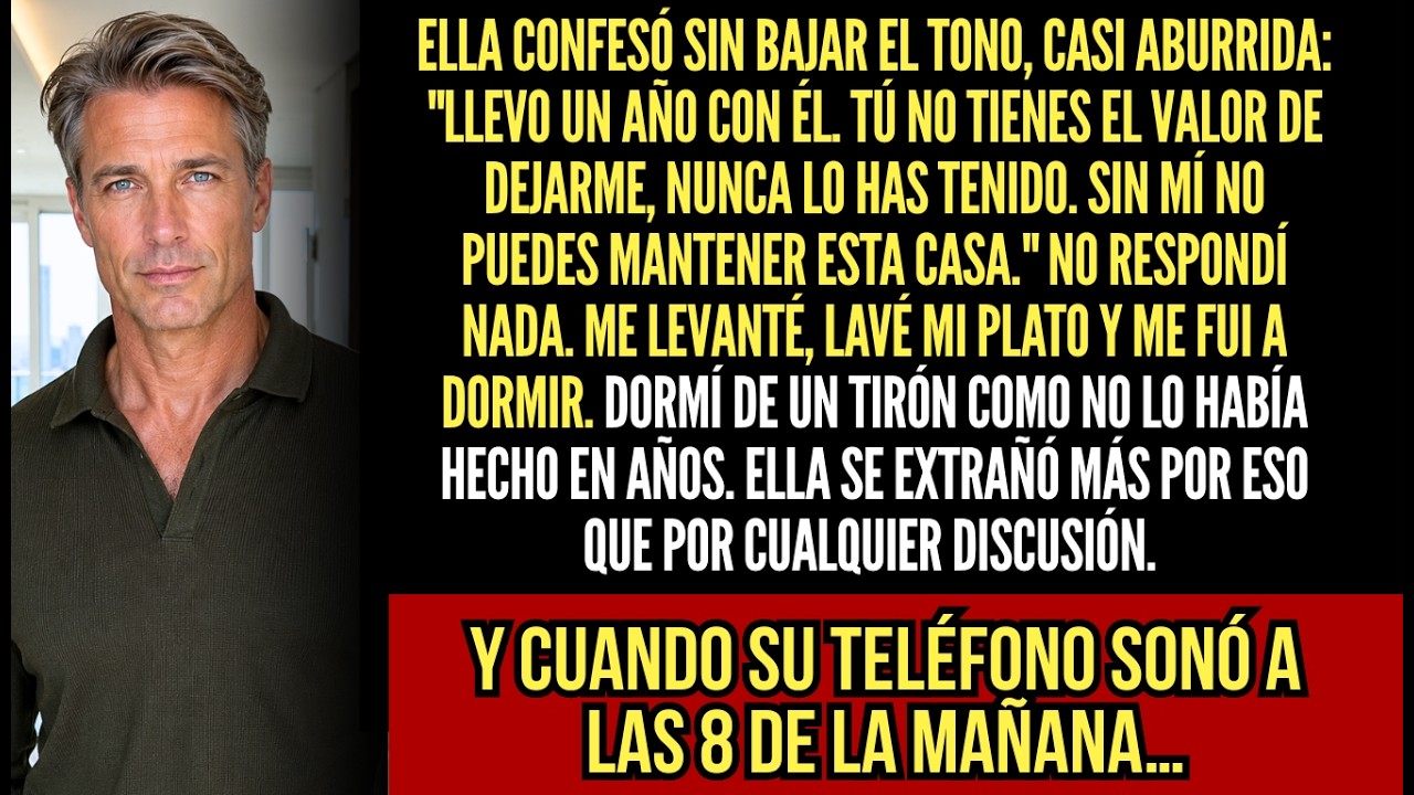 "No Tienes El Valor De Dejarme", Dijo Mi Esposa Al Confesar. Aquella Noche Dormí Tranquilo…