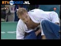 PEKING - Judoka Henk Grol heeft de bronzen medaille gehaald bij de Olympische Spelen in Peking, nadat hij in de halve finale op dramatische wijze verloor van Askhat Zhitkeyev uit Kazachstan.