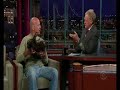 Bruce Willis on The Late Show Bruce Willis on The Late Show