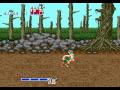 golden axe was a series of classic beat 'em up games for the arcade, the genesis, and a few other systems. the first game is pretty hard, and the very limited health restoration means some early mistakes can cause big trouble later. this part has levels 1 and 2. proceeding through the intro text is kind of awkward, and i end up making it hard to read. i assume it just tells me to beat the crap out of everything i see, because that's what i'm gonna do. also, level 2 has some great music.