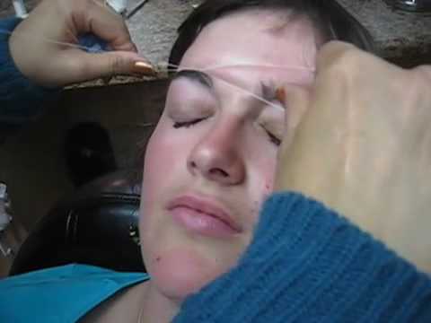 how to practice waxing eyebrows
