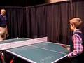 Easton smokes Greg Ostertag at ping pong