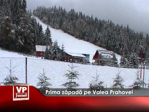 Prima zăpadă pe Valea Prahovei
