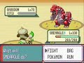 Pokemon Emerald - Capturing Groudon Pokemon Emerald - Capturing Groudon