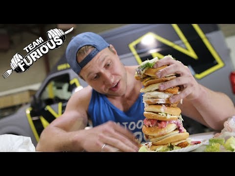McDonald's Ultimate Dollar Menu Burger (5,000+ Calories) | Furious Pete