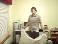 How to put on a toga Ghandi style How to put on a toga Ghandi style