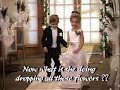 Ringbearers antics break up wedding ceremony.