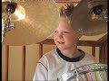 Roy 9 jaar oud drummen Roy 9 jaar oud drummen