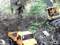 Unimog and Excavator in 1/8 scale