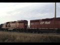CP 1128 and 3028 in Winnipeg 2009/11/24