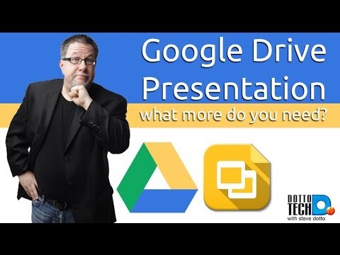 Using the Google Drive Presentation App