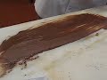 Making chocolate cigars