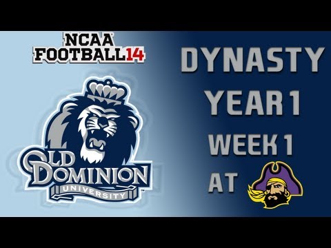 NCAA Football 14 Dynasty - Old Dominion: Episode 2