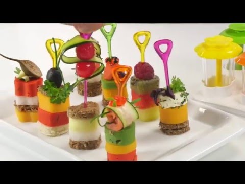 Формы для канапе PRESTO FoodStyle, 4 вида
