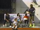 mr t squats a bag of popcorn on his head
from be somebody or be somebody's fool