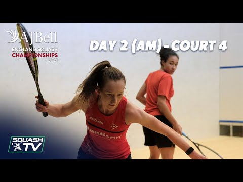 AJ Bell England Squash Championships - Court 4 - Day 2 - Morning