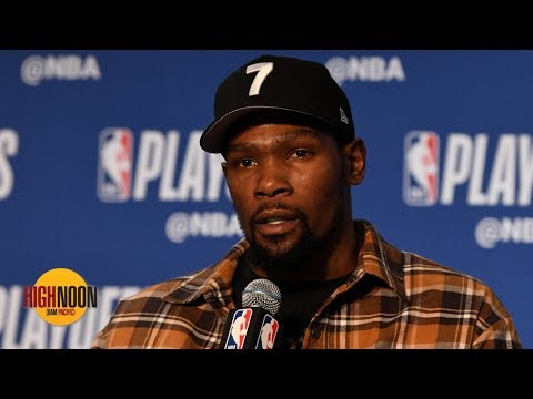 Video: Kevin Durant ditches No. 35, plans to wear No. 7 for the Nets | High Noon