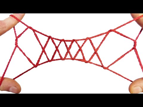 String Tricks! How To Do A 6 Diamond Jacob's Ladder - Step By Step