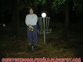 Cubby plays Night Disc Golf and gets Ace 224.