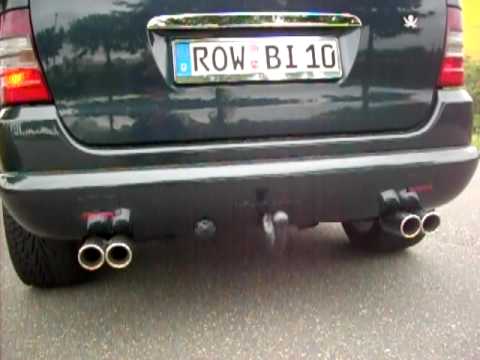 ML 430 V8 Carlsson Auspuffanlage