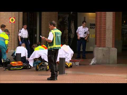 Man vlucht en valt van dak Queen Hotel Eindhoven
