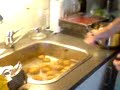 crazy amputee making food