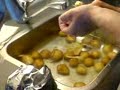 crazy amputee making food