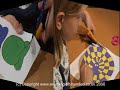 Left handed scissors and cutting left-handed
