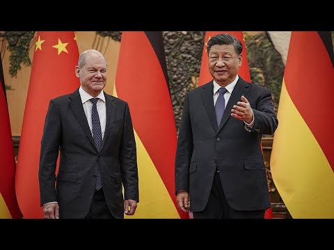 China: Bundeskanzler Scholz in Peking im Gesprch mit ...