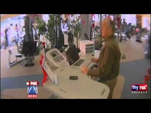 TrekDesk Treadmill Desk Featured on Orlando News Station