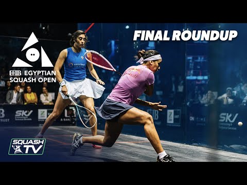 Squash: El Sherbini v Gohar - CIB Egyptian Squash Open 2020 - Final Roundup