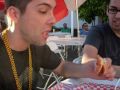 LA County Fair Fried Food 2009 (Krispy Kreme Chicken Sandwich and Deep Fried White Castle) 2