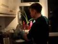 Steven washing up