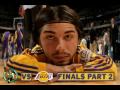 The Machine Scare Leprechauns - Lakers Celtics NBA Finals 2010 - Lakers-fan.com