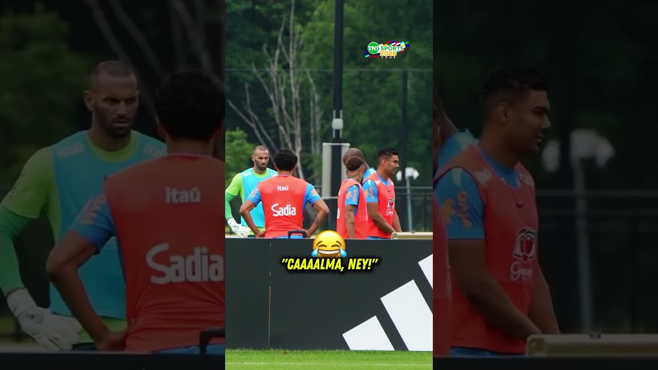O CASEMIRO TEVE QUE 'ACALMAR' O NEYMAR NO TREINO! #shorts