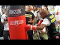 Floyd Mayweather Jr vs. Victor Ortiz- Mayweather Las Vegas Media Workout