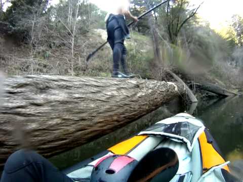 Kayaking San Lorenzo River in S.C mountains