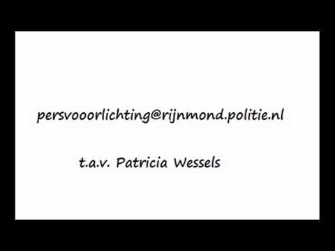 Persvoorlichting politie Rijnmond inzake Mike Stok