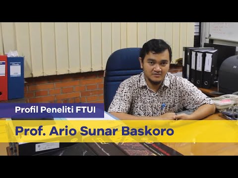Profil Peneliti FTUI Dr. Ario Sunar Baskoro, S.T., M.T., M.Eng