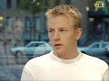 Kimi Räikkönen interview (after Sauber's test) from 2000 with English subtitles
