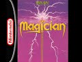 track 1 / 19 (complete soundtrack) magician platform: nintendo entertainment system developer: eurocom publisher: taxan composer: neil baldwin year: 1991 tracklist: 1 - title screen 2 - map 3 - town of serenna 4 - wilderness 5 - battle 6 - lake 7 - merl forest 8 - cave room 9 - mount vunar caverns & abadon's castle 10 - puzzle room 11 - treasure chamber & fountain 12 - maze of doom 13 - dungeons 14 - vial puzzle 15 - abadon battle 16 - epilogue (part 1) 17 - epilogue (part 2) 18 - credits 19 - game over nsf playback sampled from hardware. download the complete soundtrack here- flac: tinyurl.com 224k mp3: tinyurl.com neil says: 