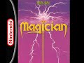 track 1 / 19 (complete soundtrack) magician platform: nintendo entertainment system developer: eurocom publisher: taxan composer: neil baldwin year: 1991 tracklist: 1 - title screen 2 - map 3 - town of serenna 4 - wilderness 5 - battle 6 - lake 7 - merl forest 8 - cave room 9 - mount vunar caverns & abadon's castle 10 - puzzle room 11 - treasure chamber & fountain 12 - maze of doom 13 - dungeons 14 - vial puzzle 15 - abadon battle 16 - epilogue (part 1) 17 - epilogue (part 2) 18 - credits 19 - game over nsf playback sampled from hardware. download the complete soundtrack here- flac: tinyurl.com 224k mp3: tinyurl.com neil says: 