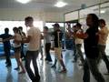 Brenda en ensayo general con el Ballet MDX