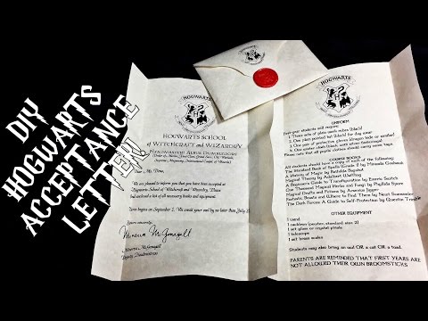 Hogwarts Acceptance Letter printable – demisiriusly